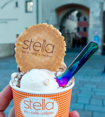 Mini Edelstahl Löffel To Go für Kinder Brotdose oder als wiederverwendbarer Eislöffel