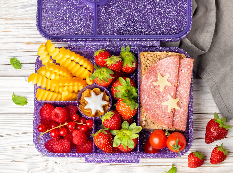 Kiki Frucht im Wellenschnitt für die Brotdose