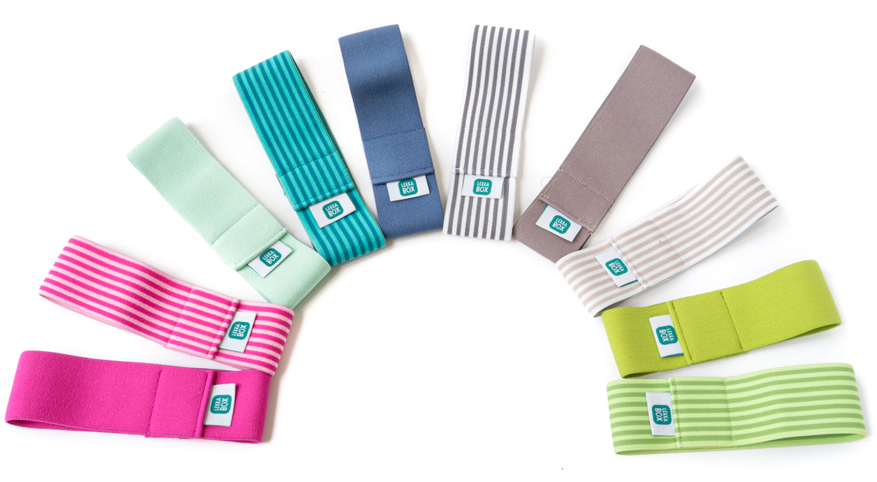 Besteckhalter, Gummiband für Kinder Brotdosen und Bento Box