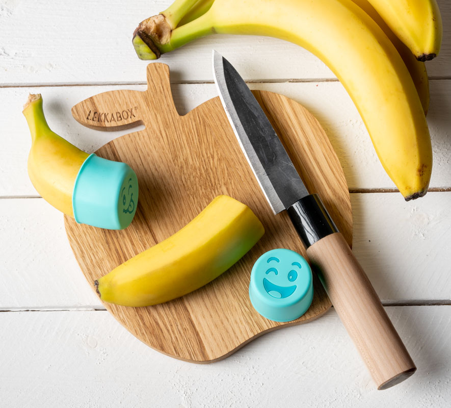 Wiederverwendbare Stretchdeckel aus Silikon für angeschnittene Bananen